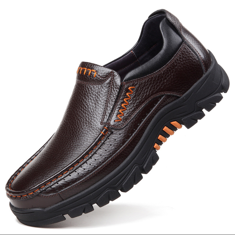 Men'S Shoes Brogues - Genuine Leather Shoes Men Brogues Soft