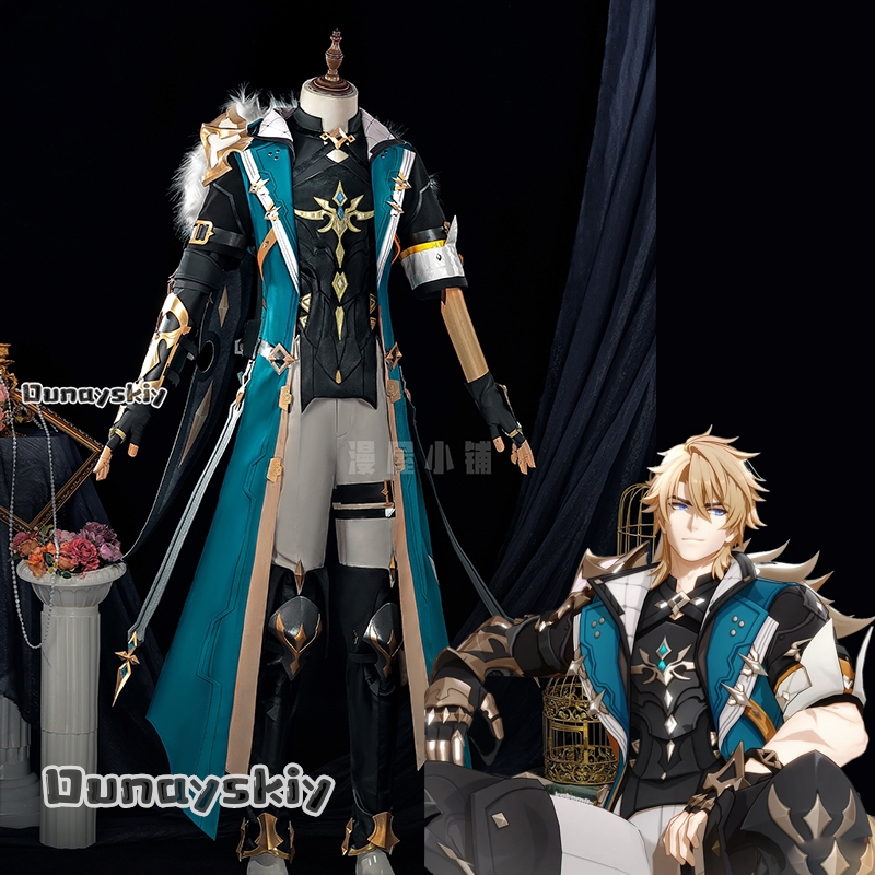 Men Shoes Europe To Us - Dream ZS@Genshin Impact Varka Cosplay Costume