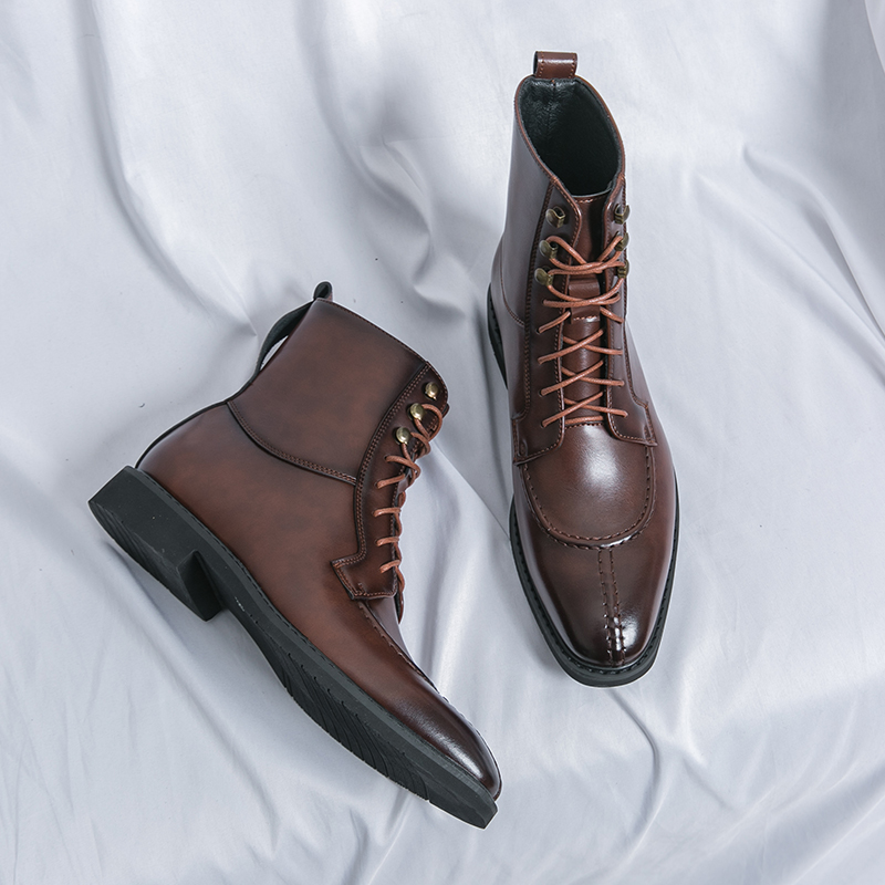 Men'S Shoes For Work - 2026 New Men's Pointed Brown Black