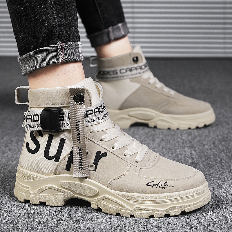 Men Shoes Office - Autumn High Top Outdoor Desert Casual