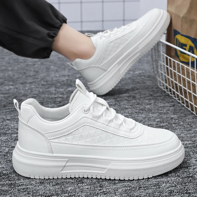 Men Shoes Vans - Fashion White Men Casual Sneakers Outdoor