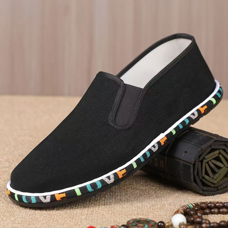 Men'S Shoes For Work - Men Hand Made Melaleuca Sole Cloth