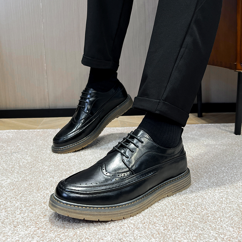 Men'S Shoes Brogues - New Brogues 2023 Men Non-slip Flats