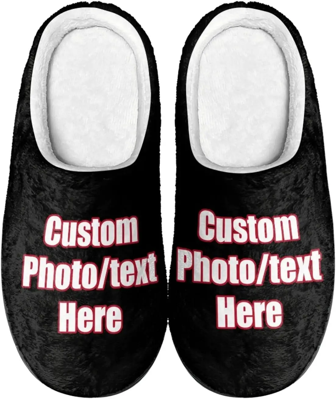 Men Shoes Designer - Custom Plush Slippers Men Women Cotton