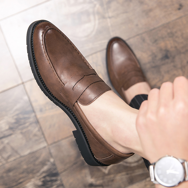 New soft leather breathable le - Men Shoes Europe To Us avaliação e preço