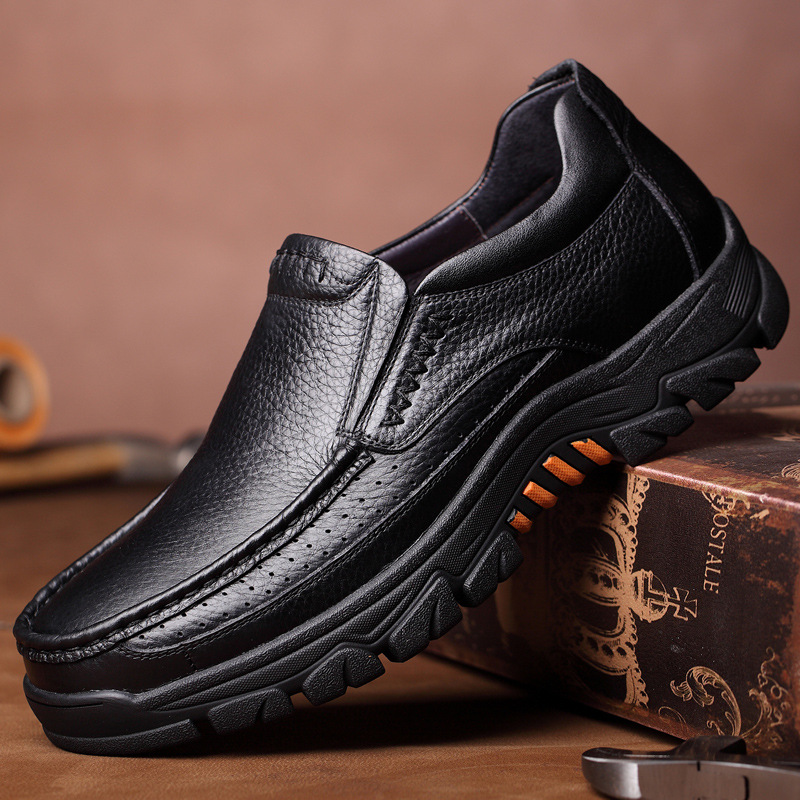 Genuine Leather Shoes Men Brog - Men'S Shoes Brogues avaliação e preço