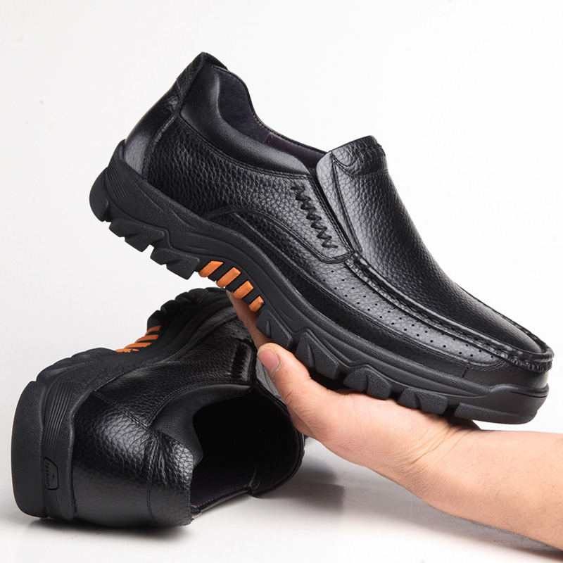 Genuine Leather Shoes Men Brog - Men'S Shoes Brogues avaliação e preço
