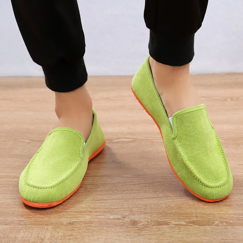 Brand Dad Canvas Green loafer  - Men'S Shoes Green And White avaliação e preço