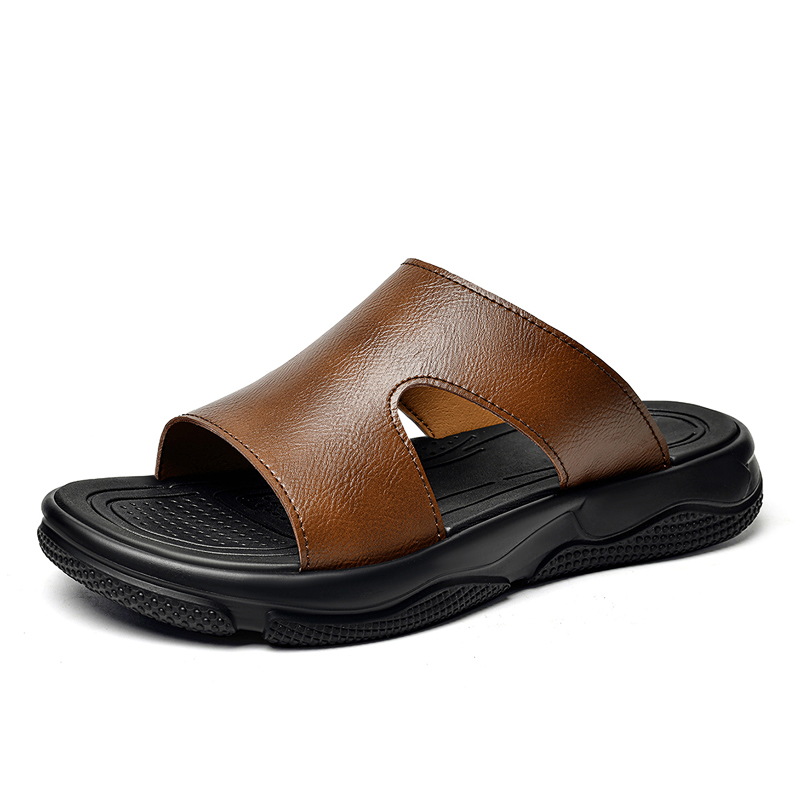 Men's Leather Slide Sandals No - Men'S Shoes Hugo Boss avaliação e preço