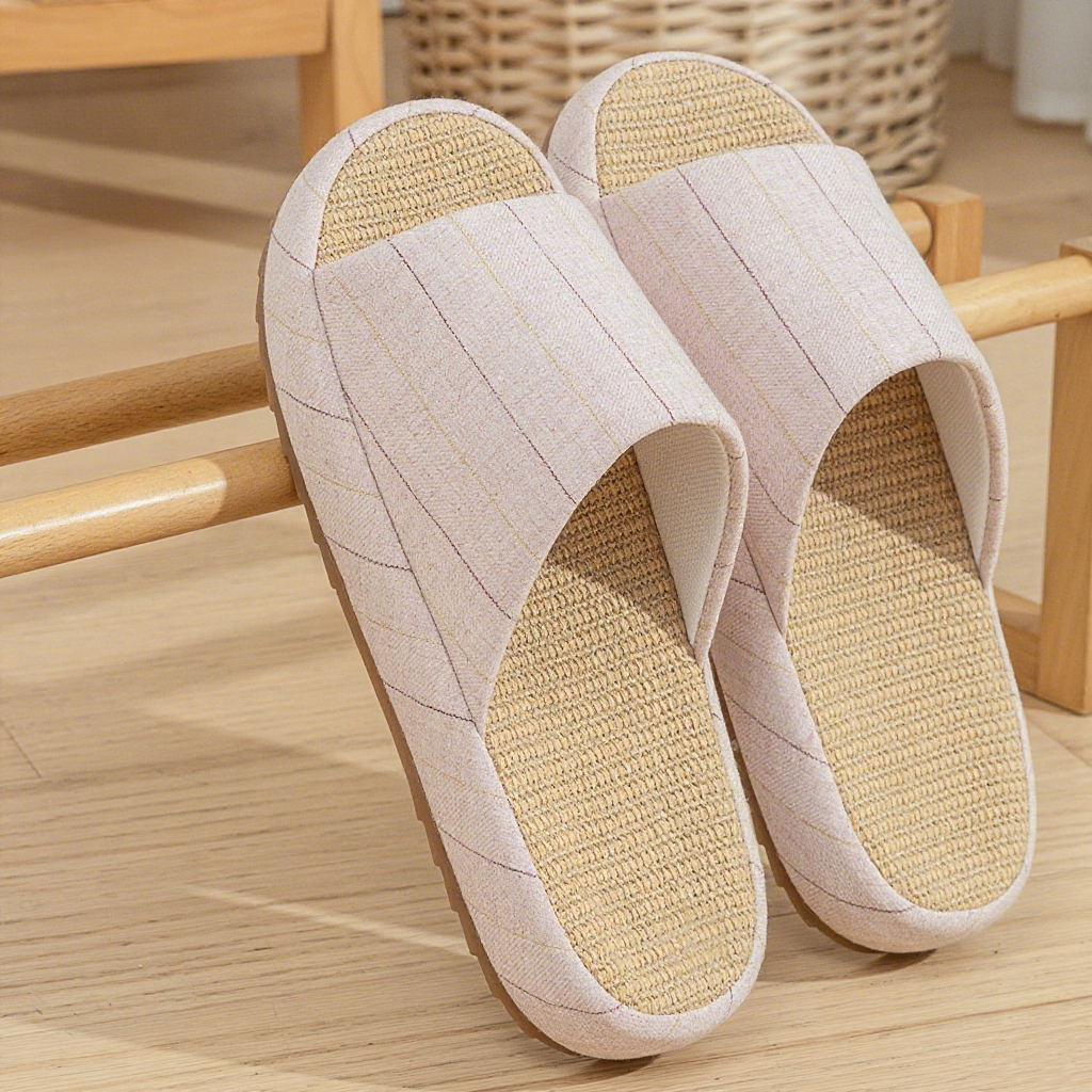 Summer Women Home Slippers Lin - Men Shoes Size avaliação e preço
