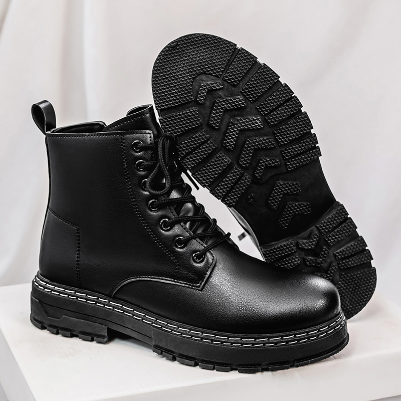 Men's 4-Season Black Patent Le - Men'S Shoes For Work avaliação e preço
