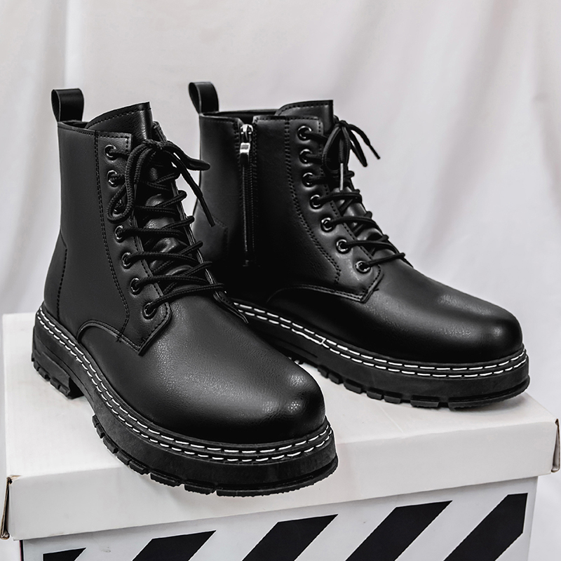 Men's 4-Season Black Patent Le - Men'S Shoes For Work avaliação e preço