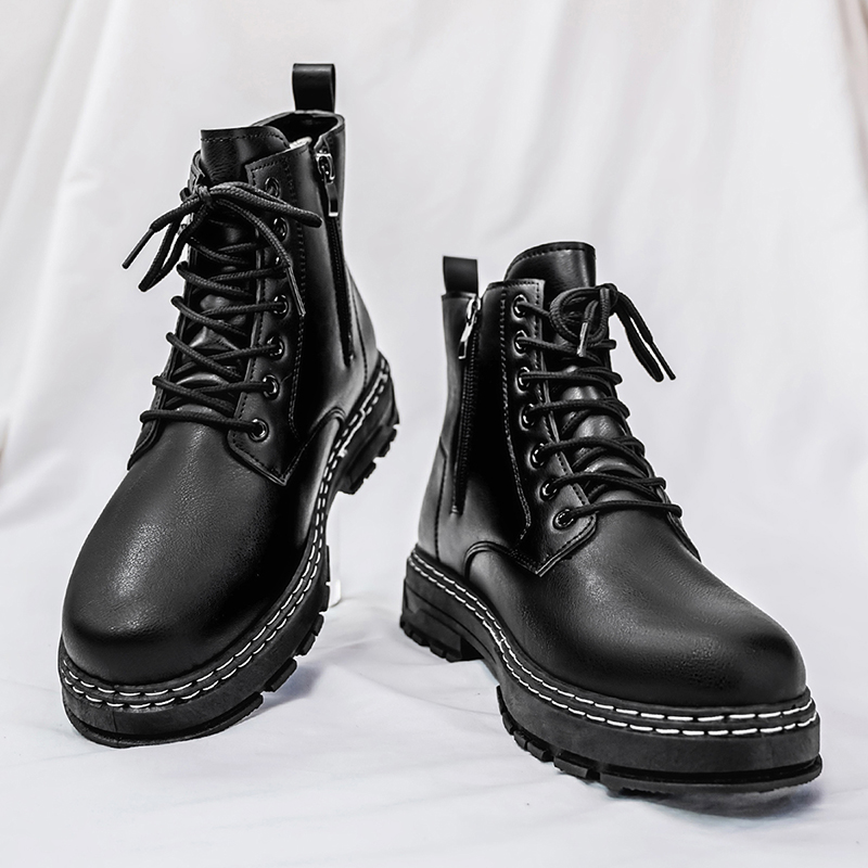 Men's 4-Season Black Patent Le - Men'S Shoes For Work avaliação e preço