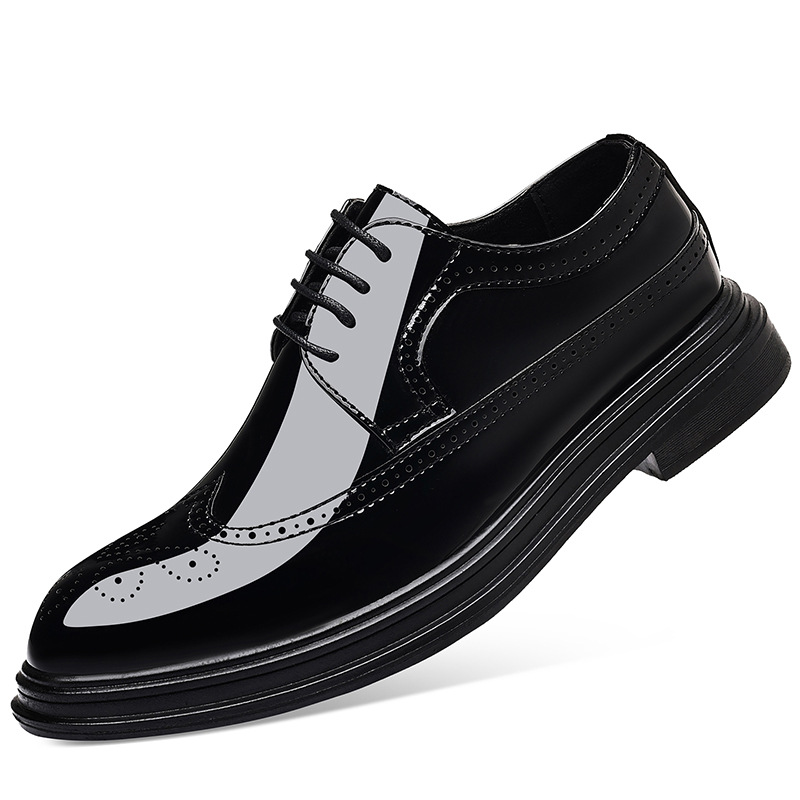 Men's Patent Leather Brogue Dr - Men'S Shoes Brogues avaliação e preço