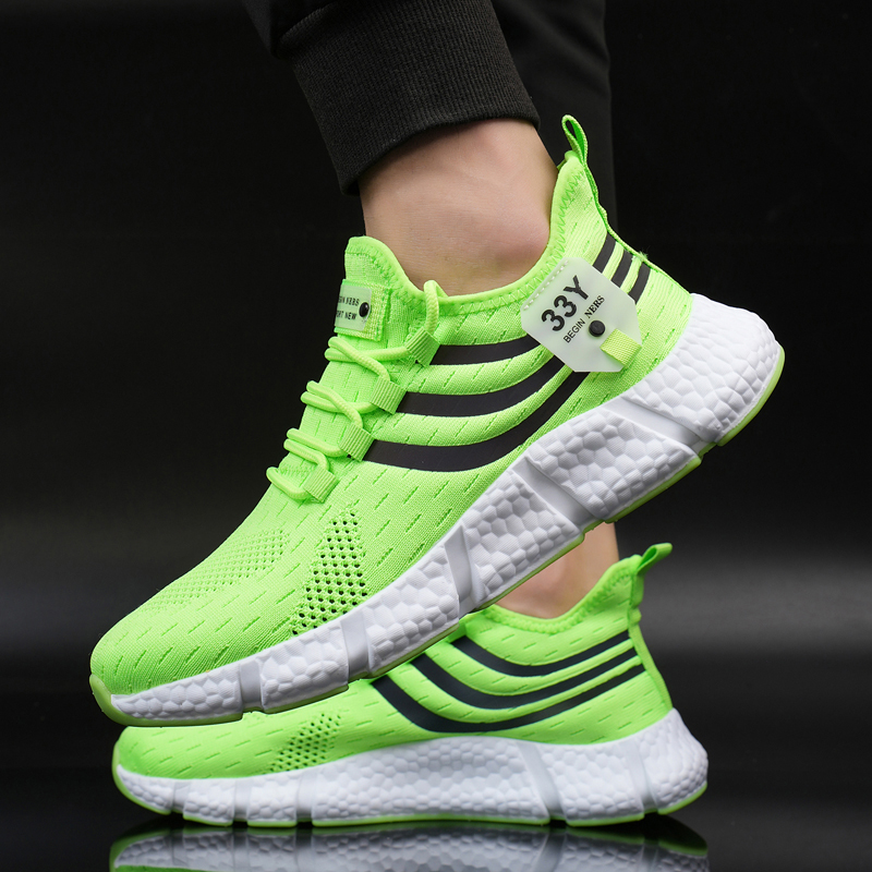 Women Sneakers 2023 New Mesh B - Men'S Shoes Green And White avaliação e preço