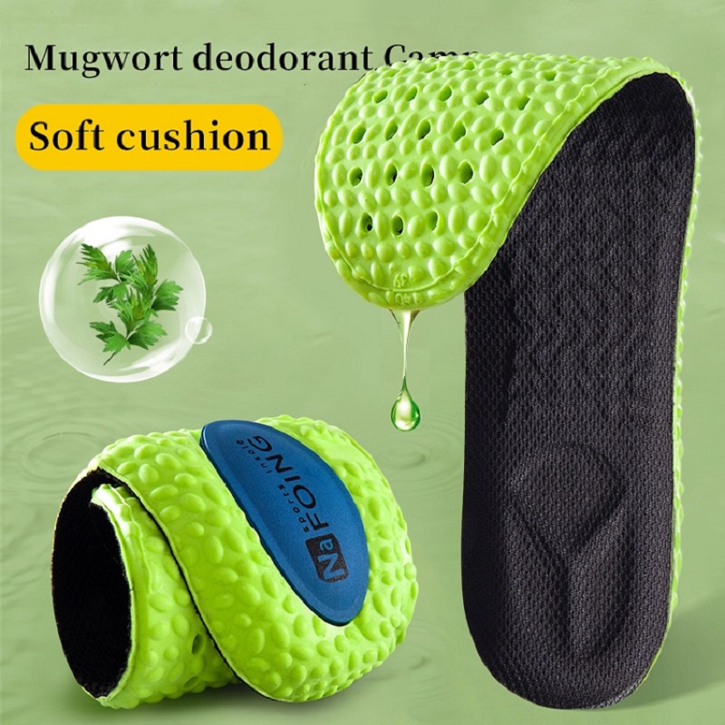 Sports Shock Absorption Insole - Men'S Shoes Green And White avaliação e preço