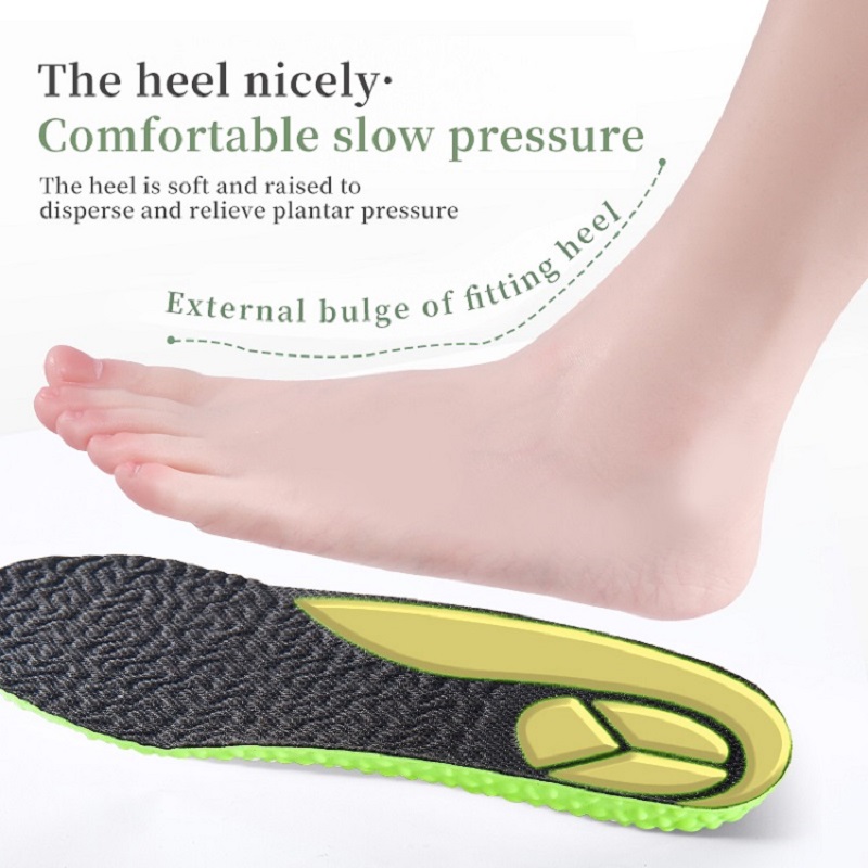 Sports Shock Absorption Insole - Men'S Shoes Green And White avaliação e preço