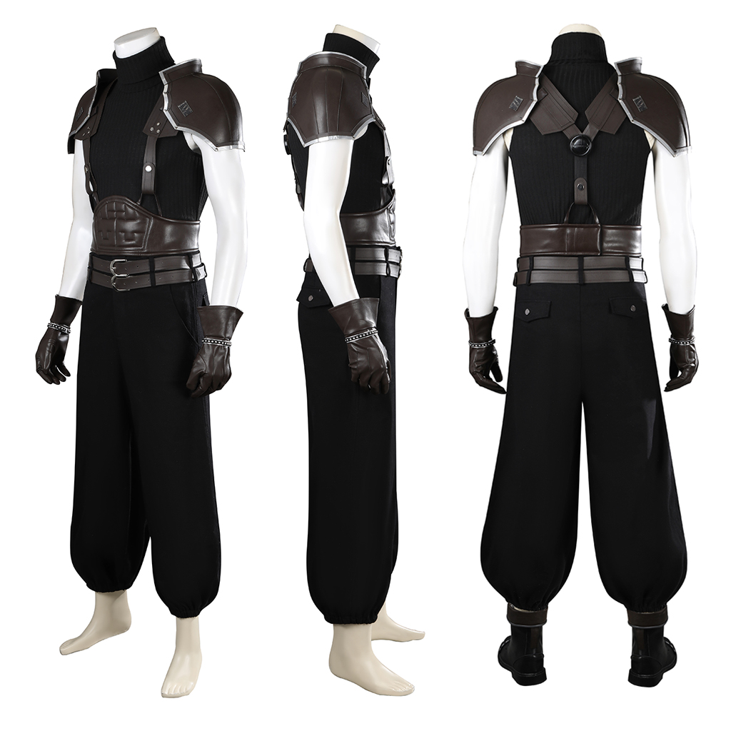 Zack Fair Cosplay Costume FF7  - Men Shoes Europe To Us avaliação e preço