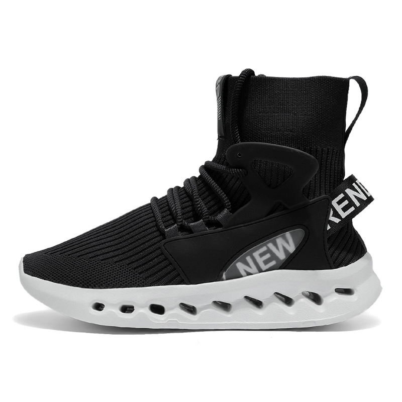Trendy Men High Top Sock Shoes - Men Shoes Office avaliação e preço