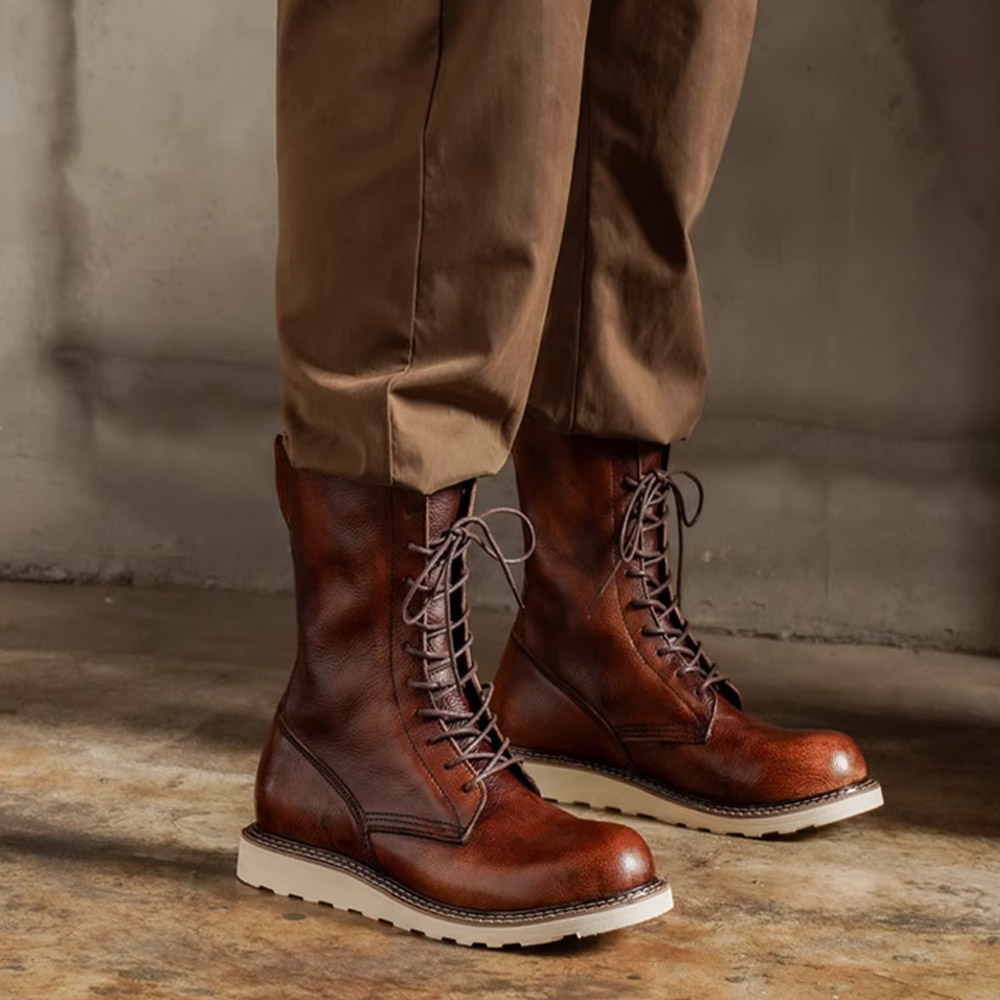 Men's Cow Genuine Leather Moto - Men'S Shoes Brogues avaliação e preço