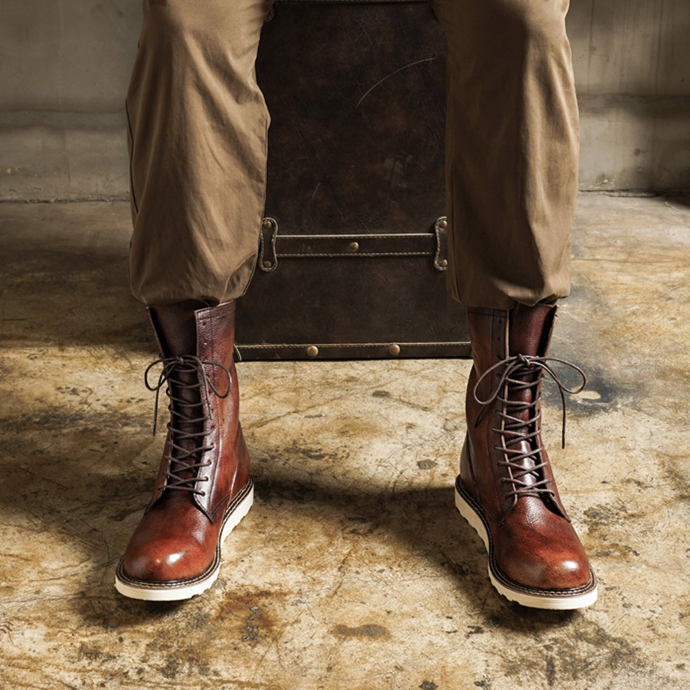 Men's Cow Genuine Leather Moto - Men'S Shoes Brogues avaliação e preço