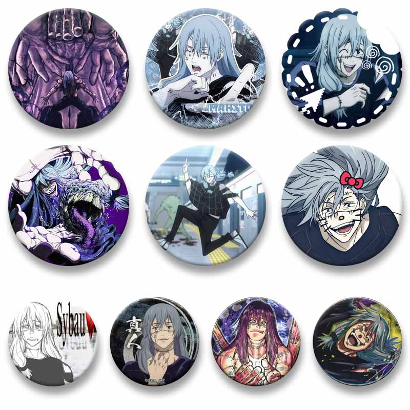 Anime Figure Mahito Enamel Pin - Men Shoes Europe To Us avaliação e preço