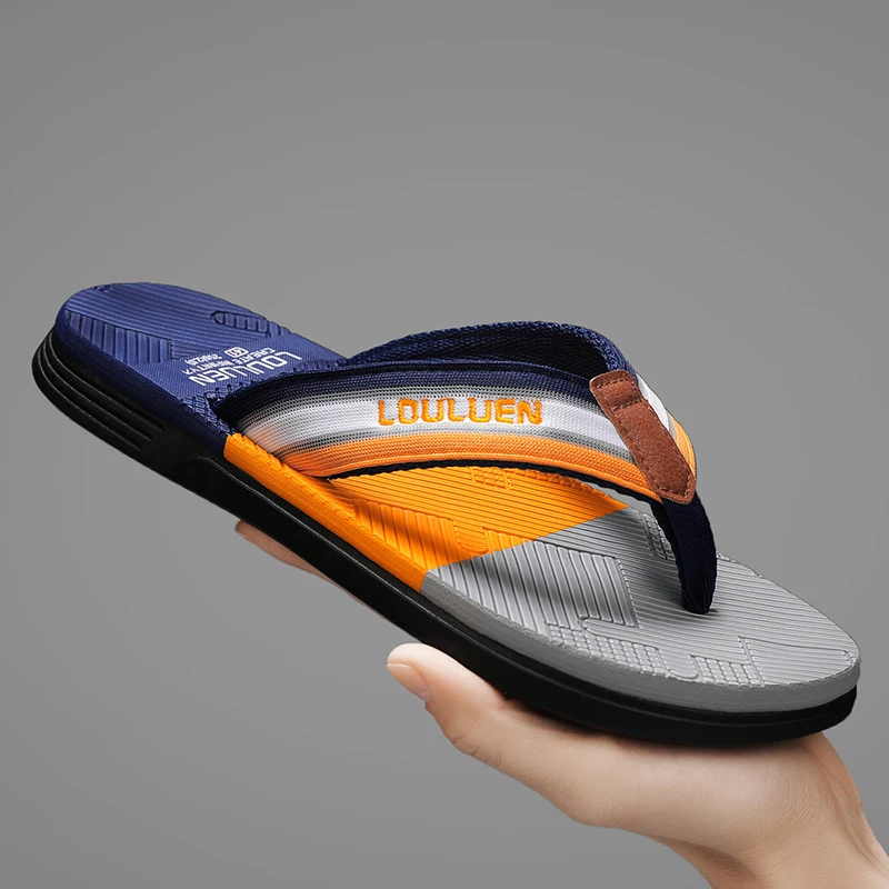 2026 Summer Men Flip Flops Sum - Flip Flop Beach Men avaliação e preço