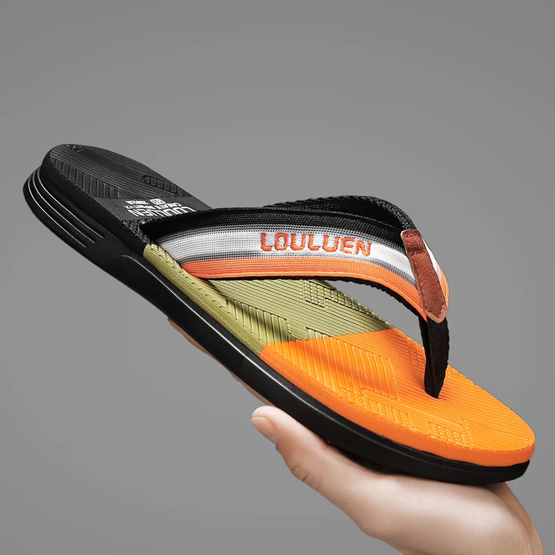 2026 Summer Men Flip Flops Sum - Flip Flop Beach Men avaliação e preço