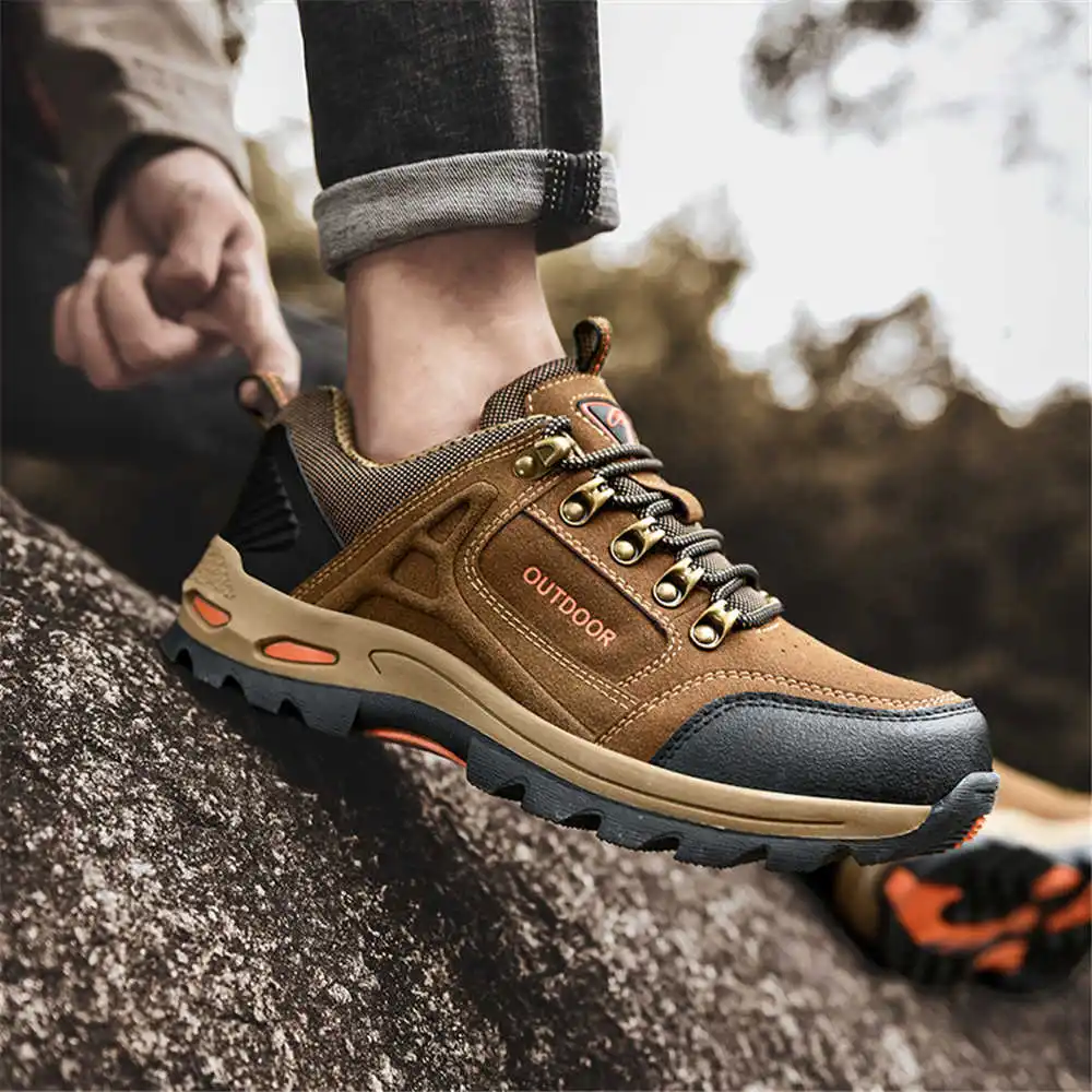 Non-slip Lace Up Hiking Tennis - Men'S Shoes Good For Wide Feet avaliação e preço