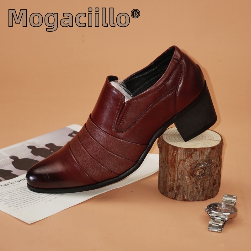Hot Selling Men's Leather High - Men Shoes Europe To Us avaliação e preço