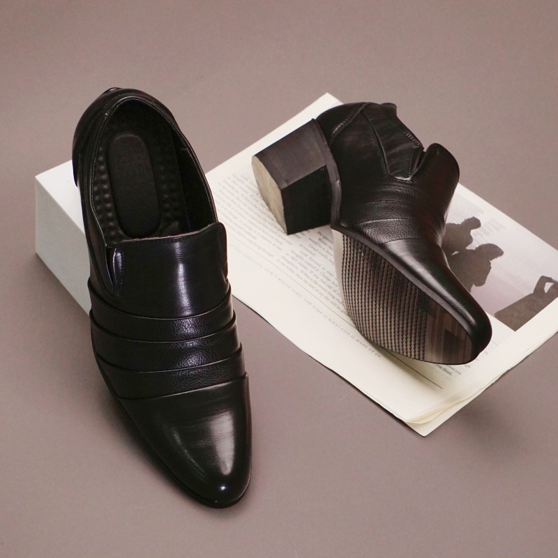 Hot Selling Men's Leather High - Men Shoes Europe To Us avaliação e preço