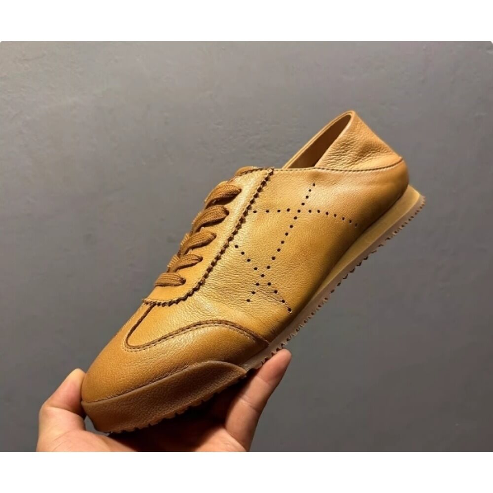Handcrafted Tan Leather Brogue - Men'S Shoes Brogues avaliação e preço