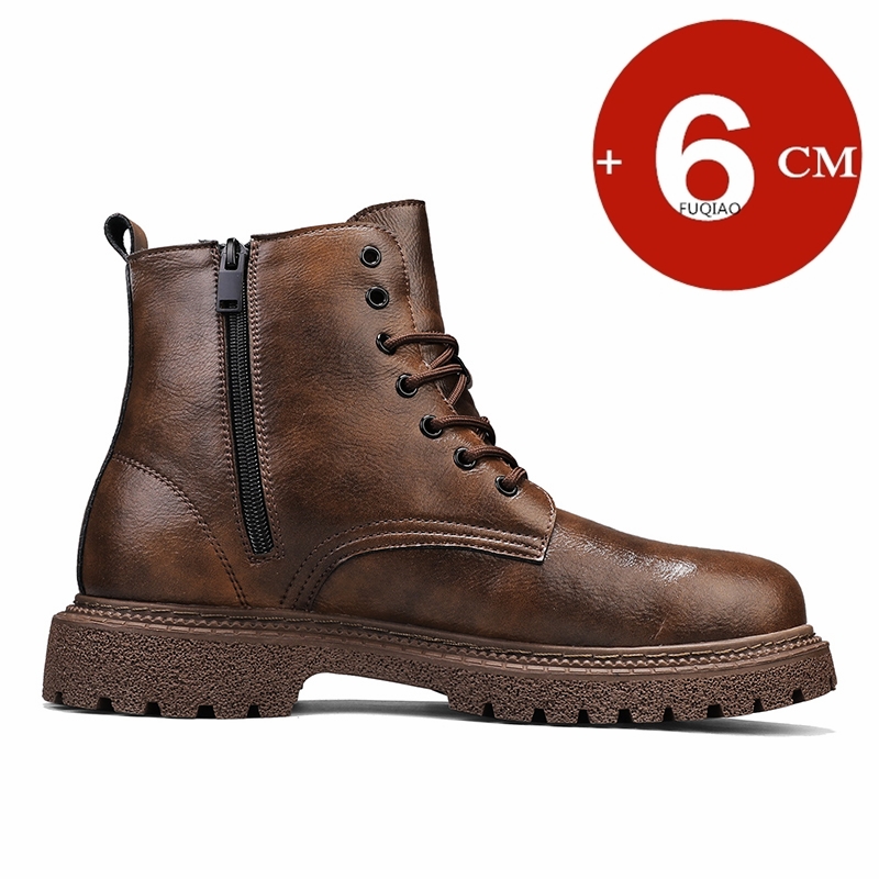 6cm Invisible Height Increasin - Men'S Shoes For Work avaliação e preço