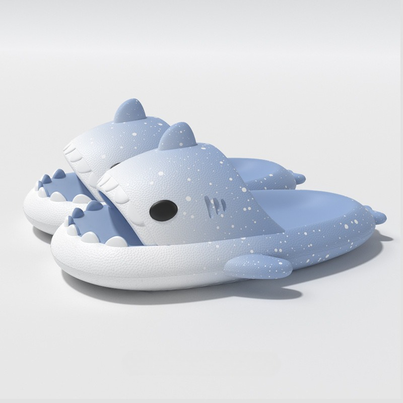 Cute Cartoon Shark Slippers Fo - Men Shoes Size avaliação e preço