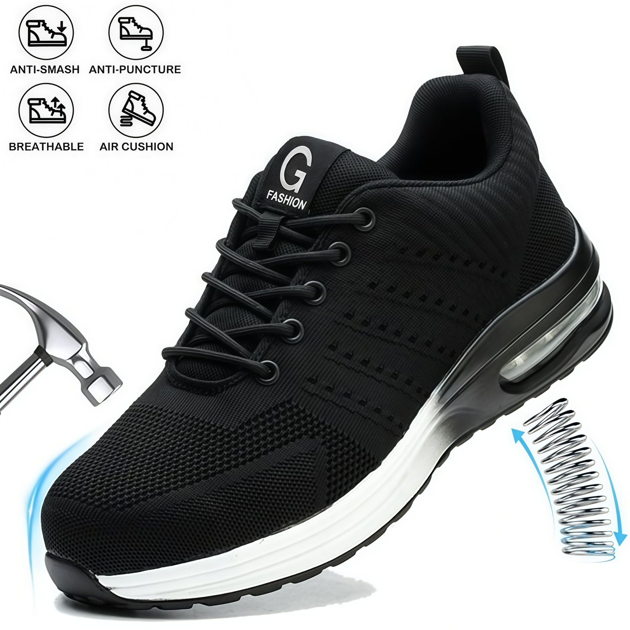 Indestructible Safety Shoes Fo - Men'S Shoes For Work avaliação e preço