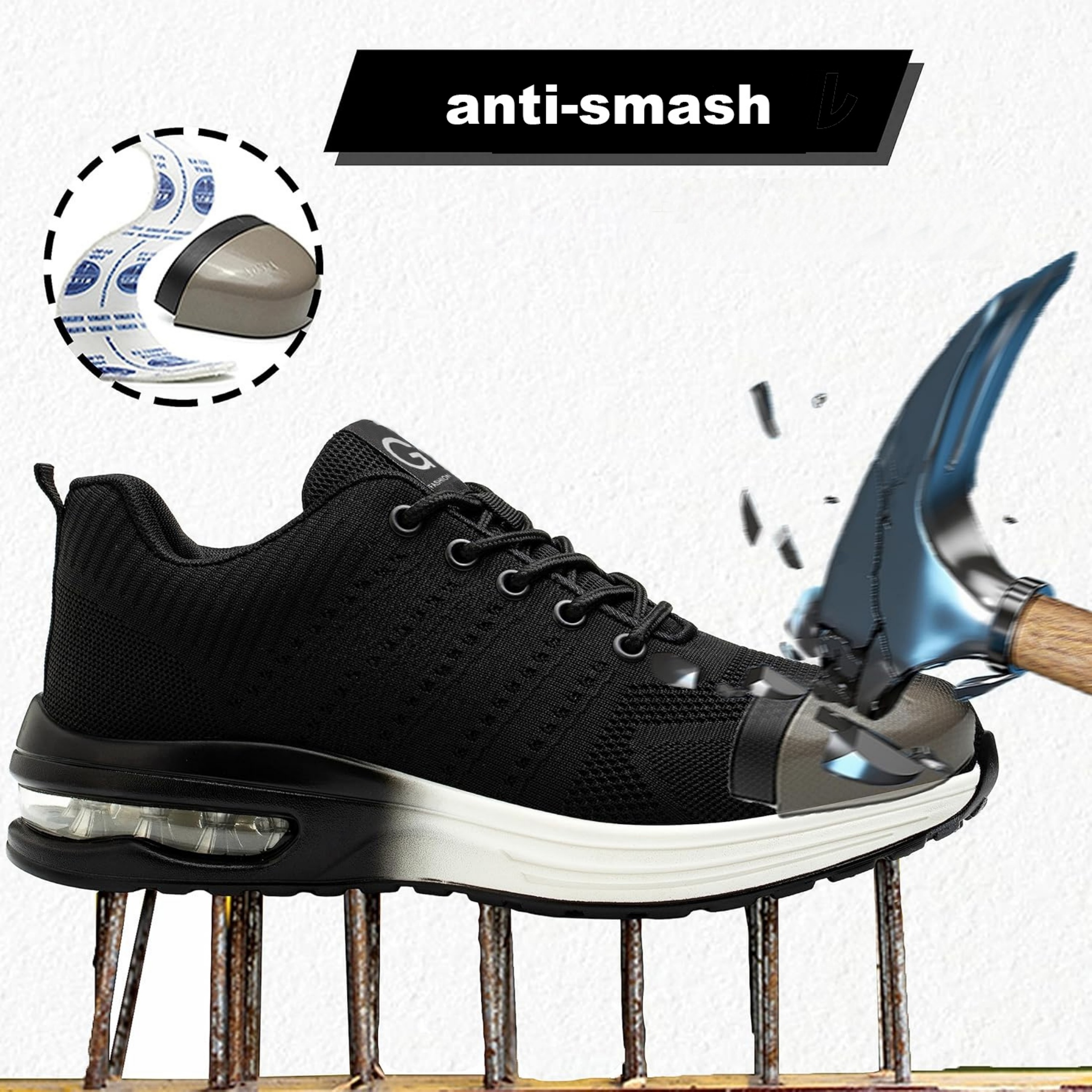 Indestructible Safety Shoes Fo - Men'S Shoes For Work avaliação e preço