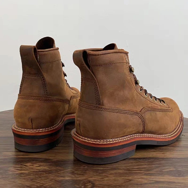 Vintage British Men Ankle Boot - Men Shoes Office avaliação e preço