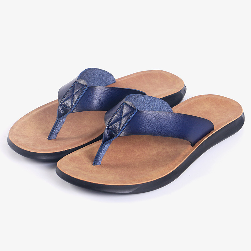 38-47 New Italian Leather Flip - Flip Flop Beach Men avaliação e preço