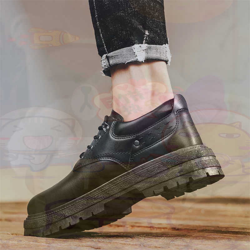 Dark Natural Leather Fashion T - Men'S Shoes Good For Wide Feet avaliação e preço