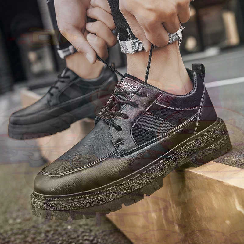 Dark Natural Leather Fashion T - Men'S Shoes Good For Wide Feet avaliação e preço