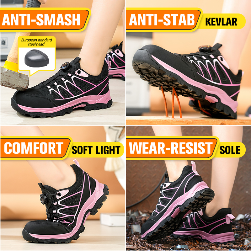 Ladies' Anti-Slip Safety Shoes - Men'S Shoes For Work avaliação e preço