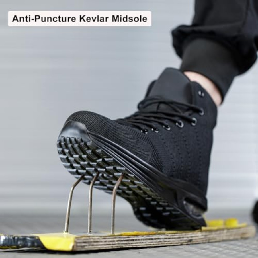Steel Toe Work Boots for Men o - Men'S Shoes For Tennis avaliação e preço