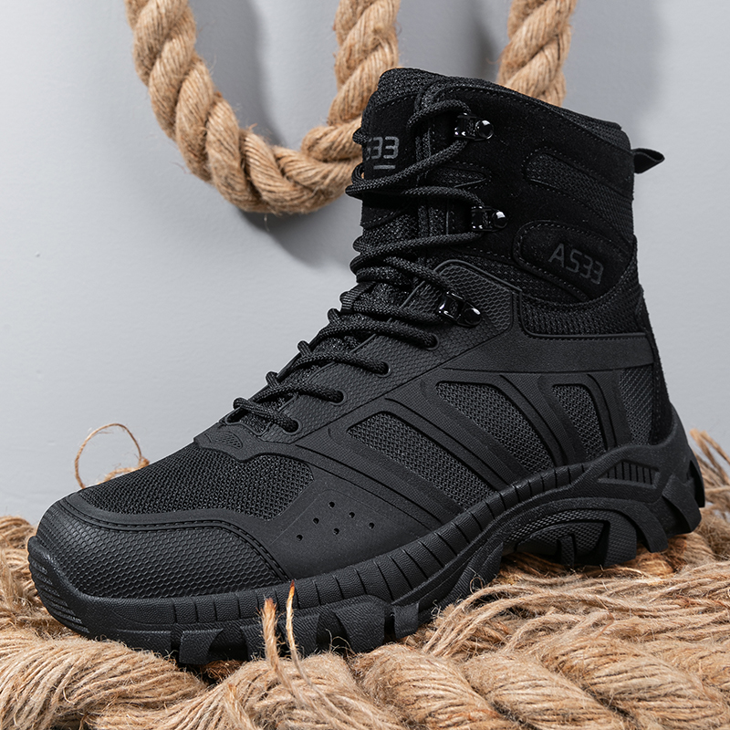 Men Tactical Boots Lace Up Des - Men Shoes Office avaliação e preço