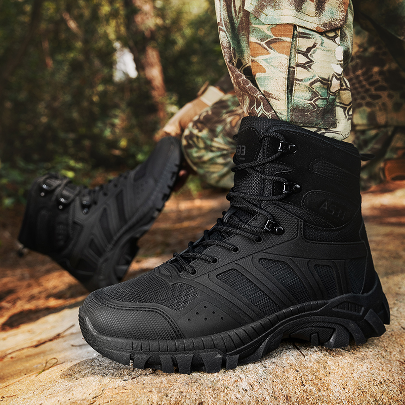 Men Tactical Boots Lace Up Des - Men Shoes Office avaliação e preço