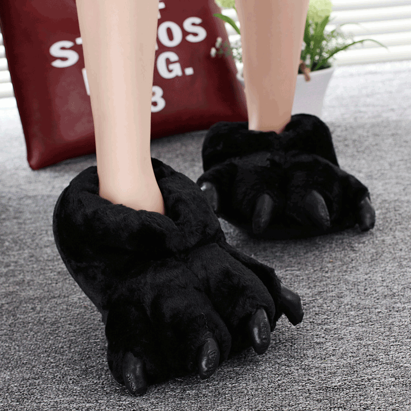Size 35-43 Black Animal Paw Sh - Men Shoes Size avaliação e preço