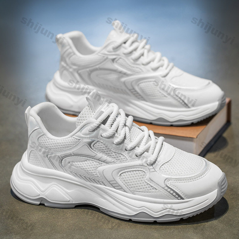 Men White Sneakers Summer New  - Men'S Shoes Green And White avaliação e preço