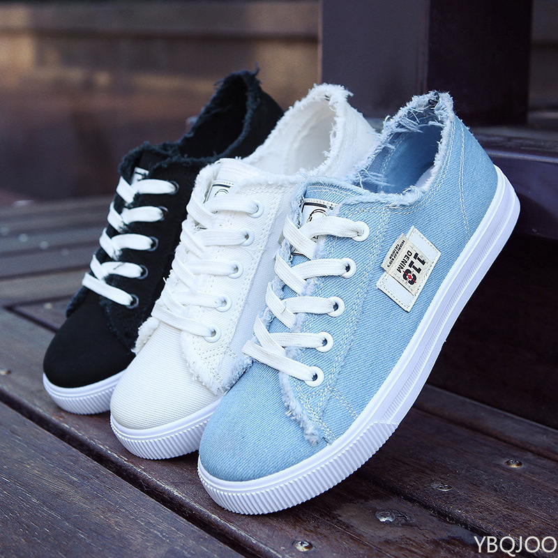 Ladies Versatile Canvas Shoes  - Men'S Shoes Green And White avaliação e preço