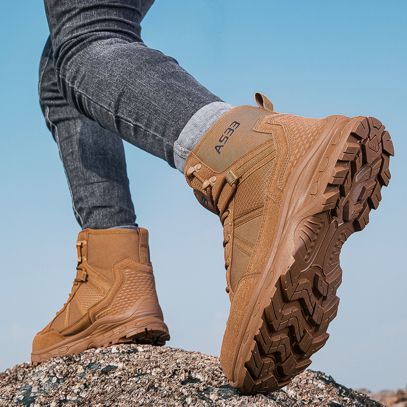 Men's Military Tactical Boots  - Men Shoes Office avaliação e preço