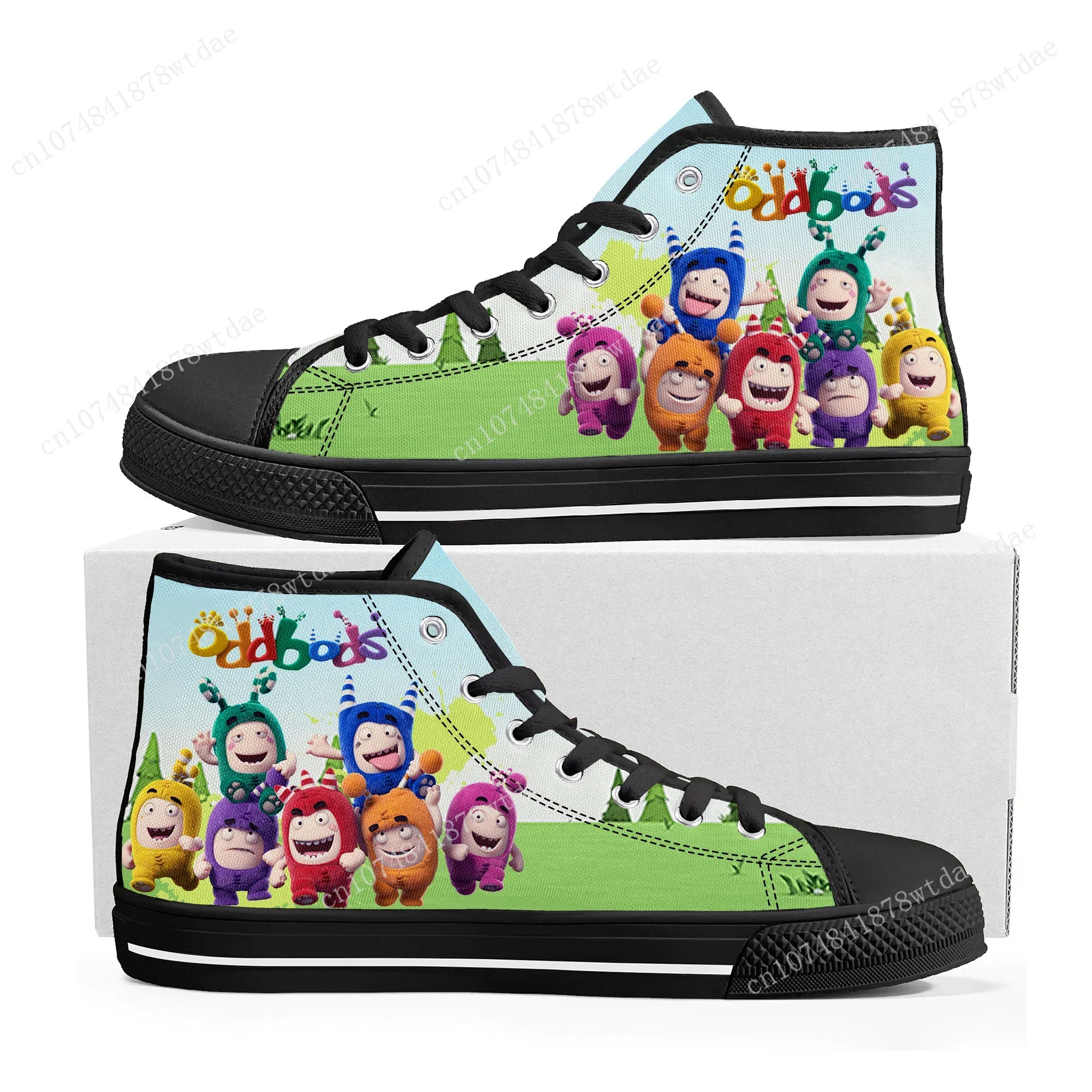 Oddbods High Top Sneakers Mens - Men Shoes Singapore avaliação e preço
