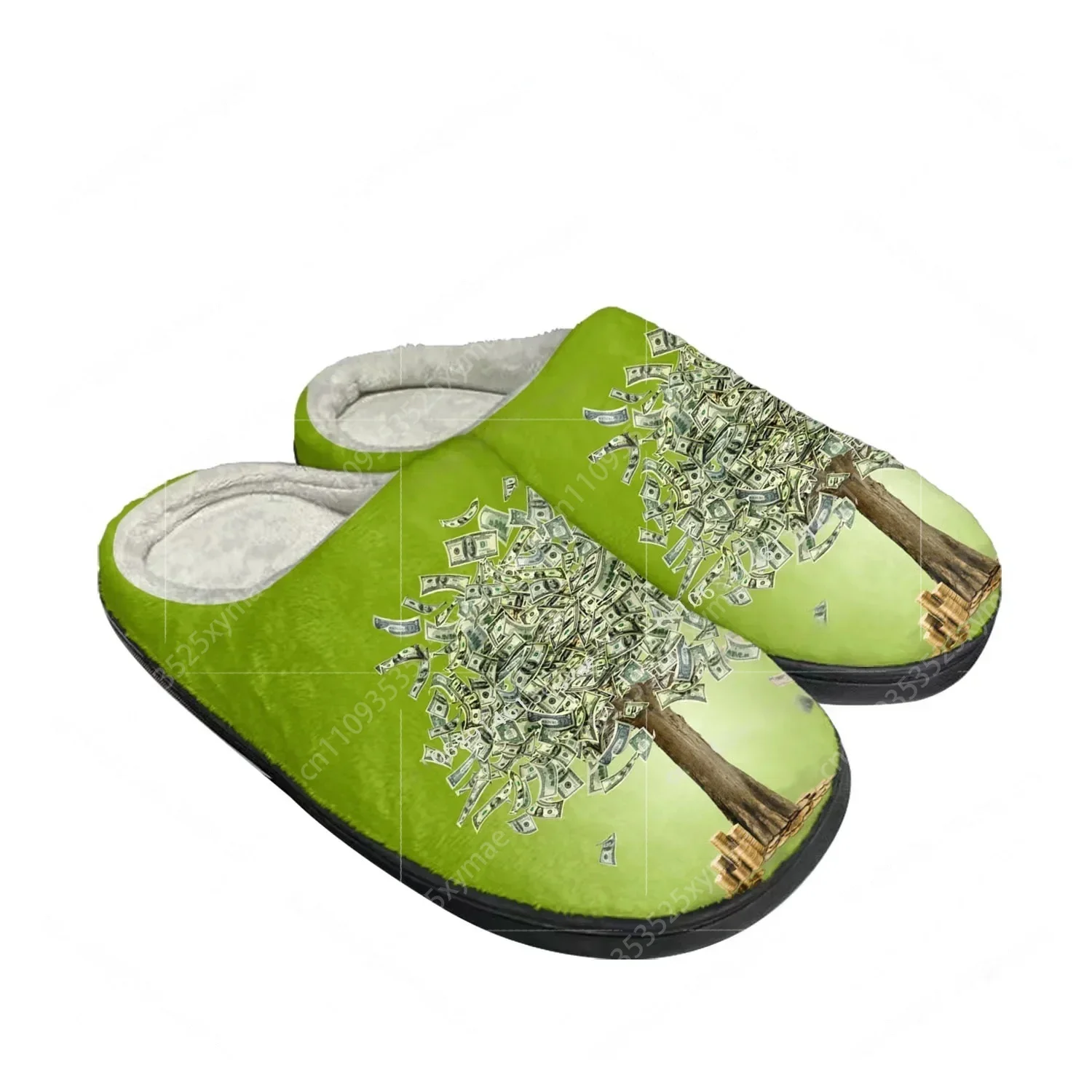 Dollar Green Tree Home Cotton  - Men'S Shoes Green And White avaliação e preço